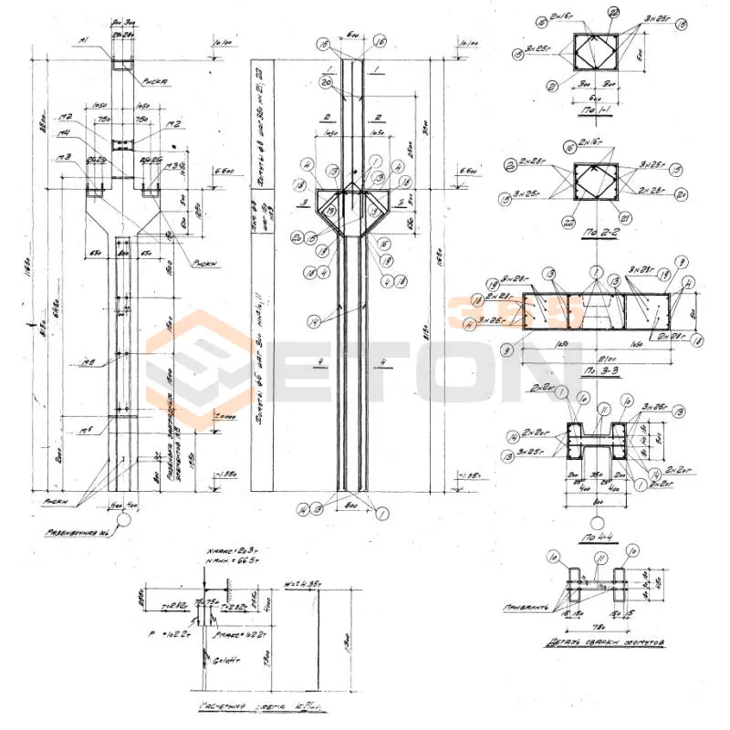 Колонны Серия КЭ 01-06 К VI-4 (КЭ 01-06)