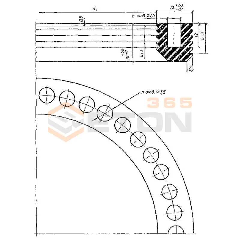 Кольца резиновые типа САМ ГОСТ 5228-89 САМ 300