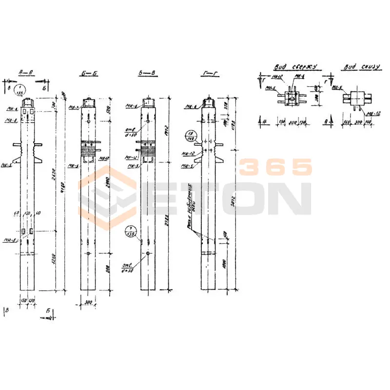 Колонны Серия ИИС 04-2 СКВ 3-16-42-3 а (ИИС 04-2)