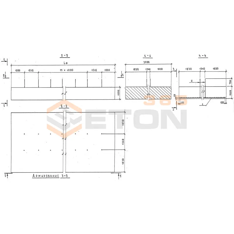 Фундаменты Серия 3.503-23 500ФЦ 2