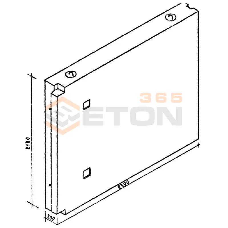 Блоки стеновые Серия 03-05 ВМС 1 бс