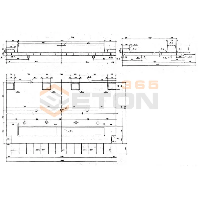 Блоки тротуарные Серия 3.503-12 Т 2-1,5