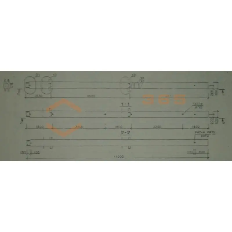 Колонны сечением 400х400 мм для зданий с высотами этажей 4,8 и 4,8 (6,0) м Серия 1.020.1-2с/89 3КН 48-112-14 с
