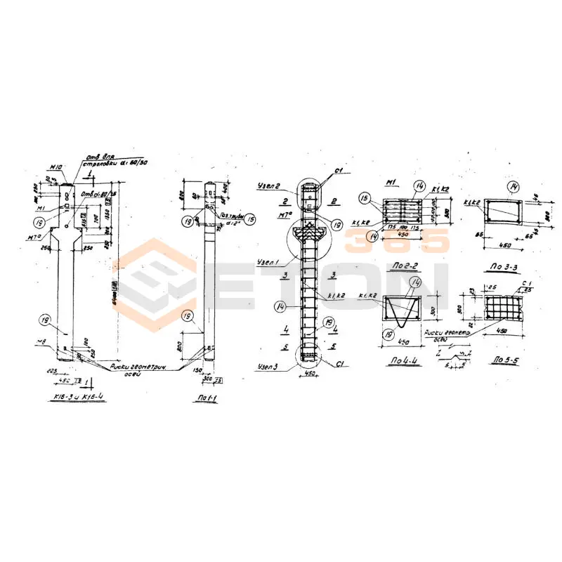 Колонны Серия ИИ 62 К 16-3 (ИИ 62)