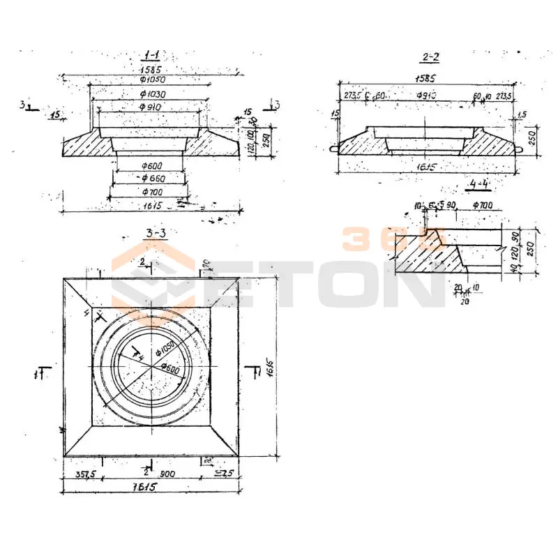 Опорные плиты Альбом ПС 334 ОП 1 к