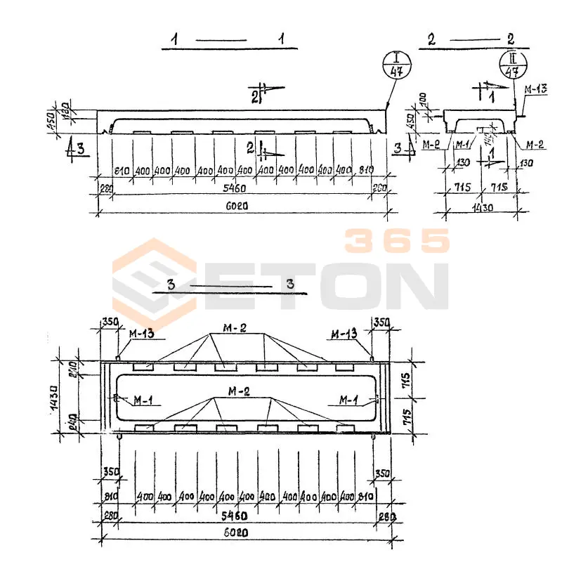 Блоки камер Серия 3.903 КЛ-13 НБК 5,5-2