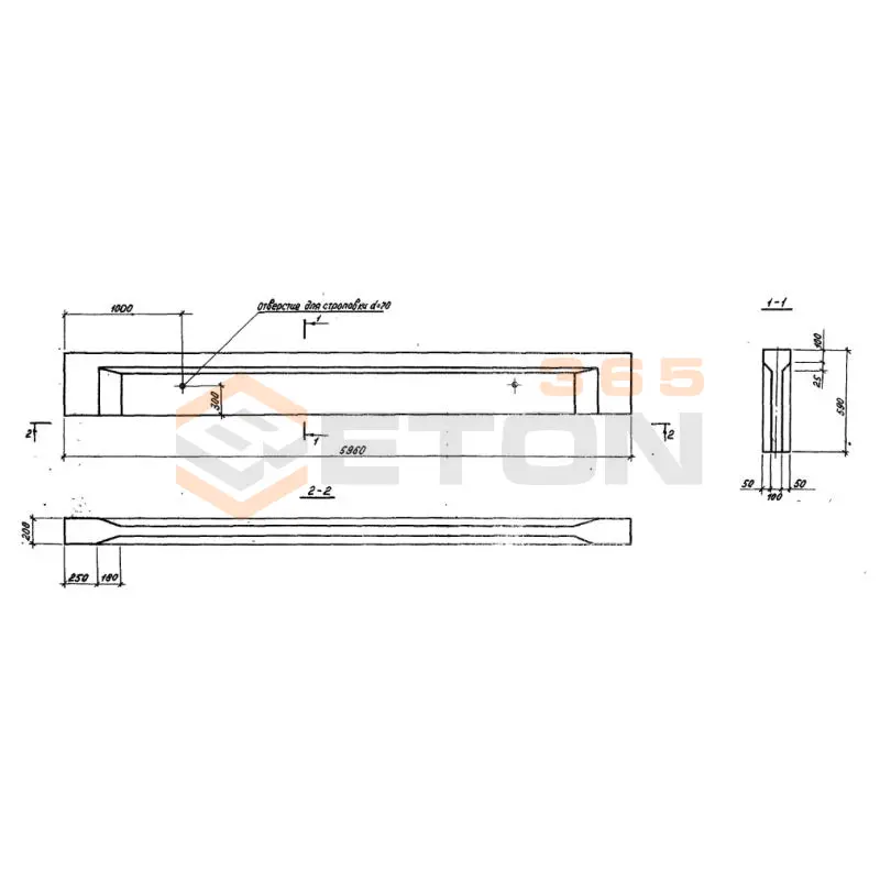 Балки Серия 1.462-10 Б 6-8 АV