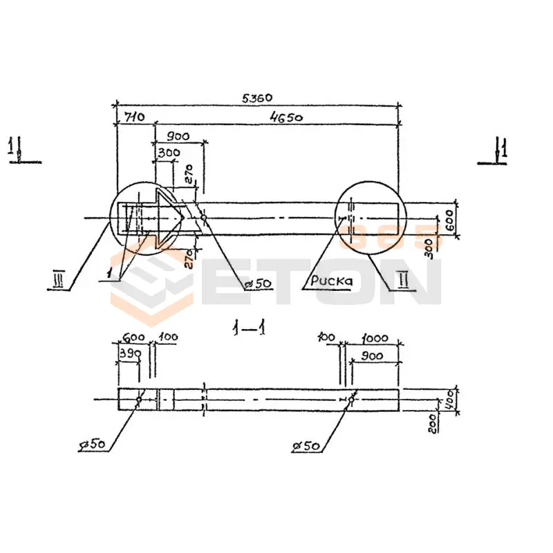 Колонны железобетонные для многоэтажных зданий поперечного сечения 400*600 Серия 1.020-1/87 ( 1.020.1-7, 1.020-1/83, ИИ 04-1, 1.020.1-3пв ) 1КБД 48-2