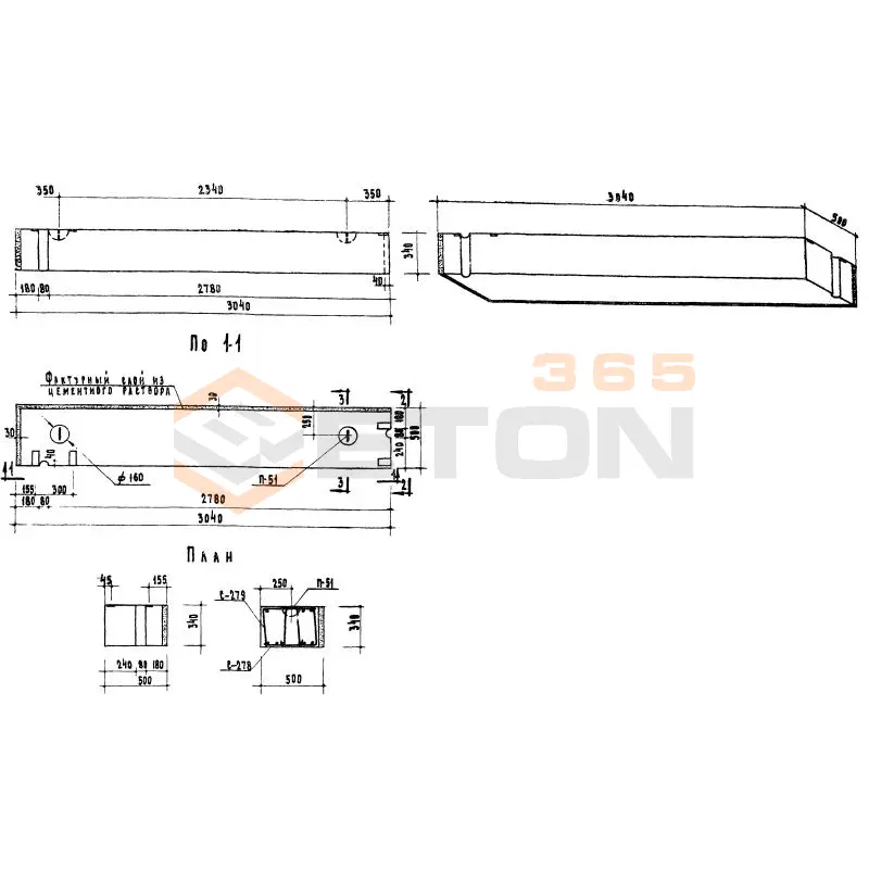 Блоки поясные Серия ИИ 03-05 НМК 33 п