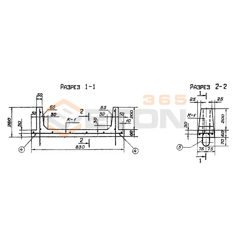 Рамы лотков Серия 3.820-11 Р 6