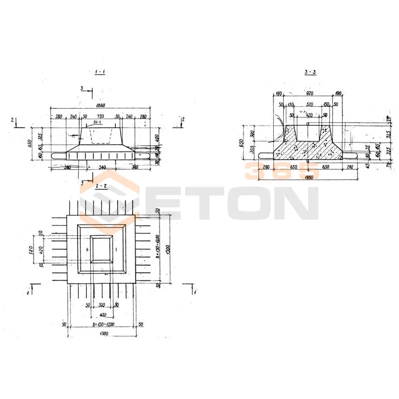 Фундаменты Альбом РК 1101-87 КО 120