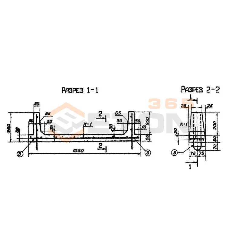 Рамы лотков Серия 3.820-11 Р 8