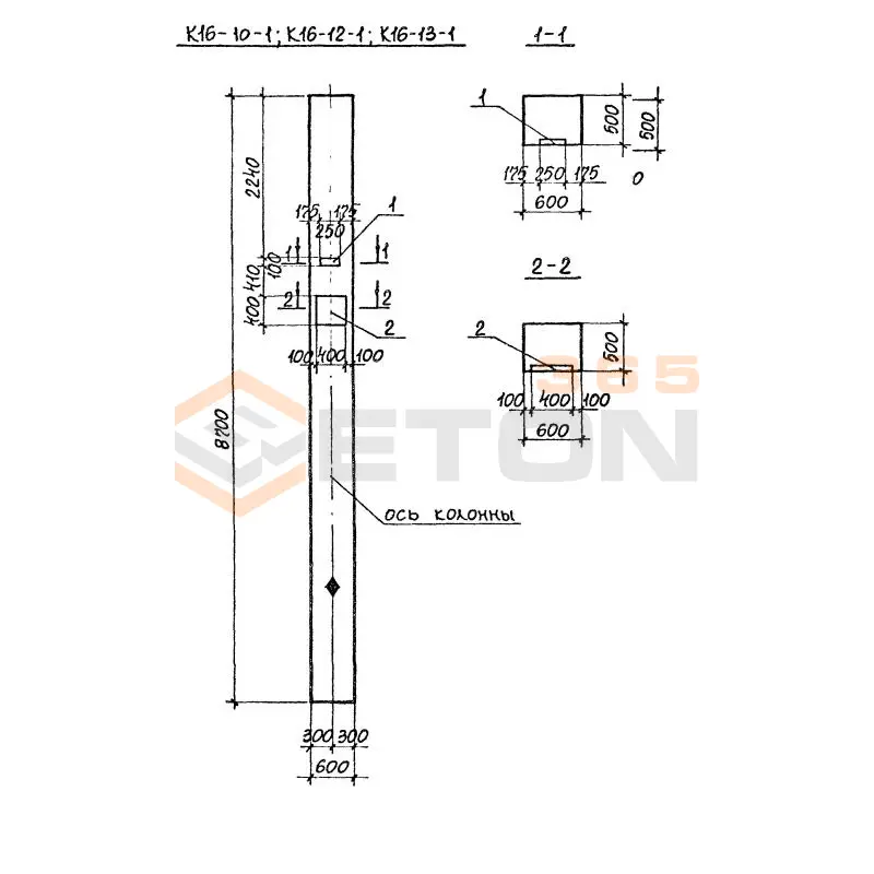 Колонны Серия 3.016.1-11 К 16-12-1