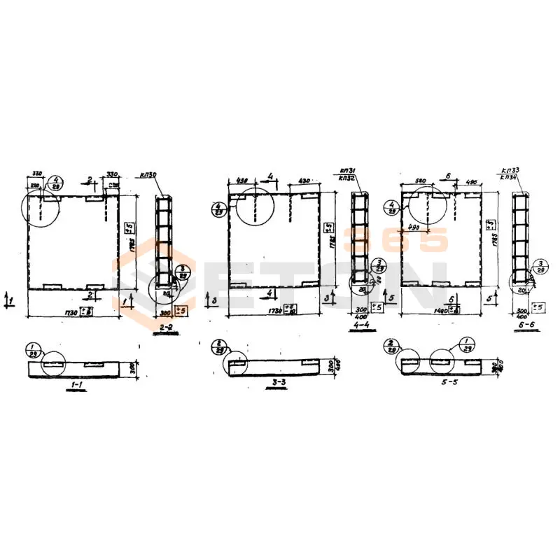 Панели стеновые Серия СТ 02-31 ПСЛ 30-2б-1,8-1,75 (СТ 02-31)