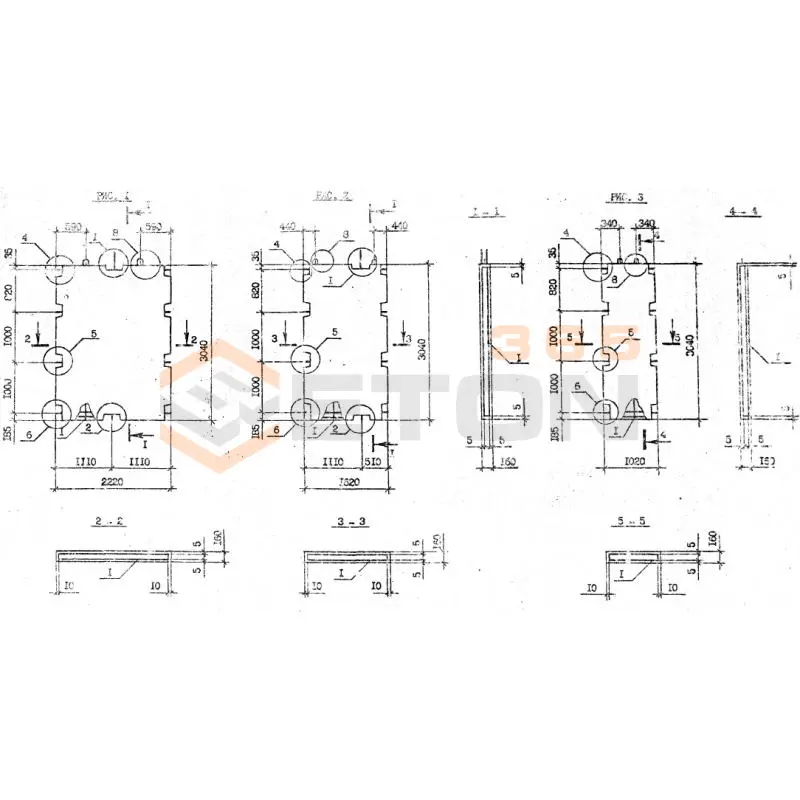Панели внутренних стен Серия 1.090.1-2с ПВ 16-30-1 тс9 (1.090.1-2с)