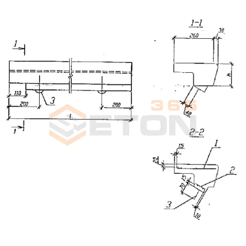 Ступени верхние фризовые Серия Б1.055.1-1.01 ЛСВ 17 (Б1.055.1-1.01)