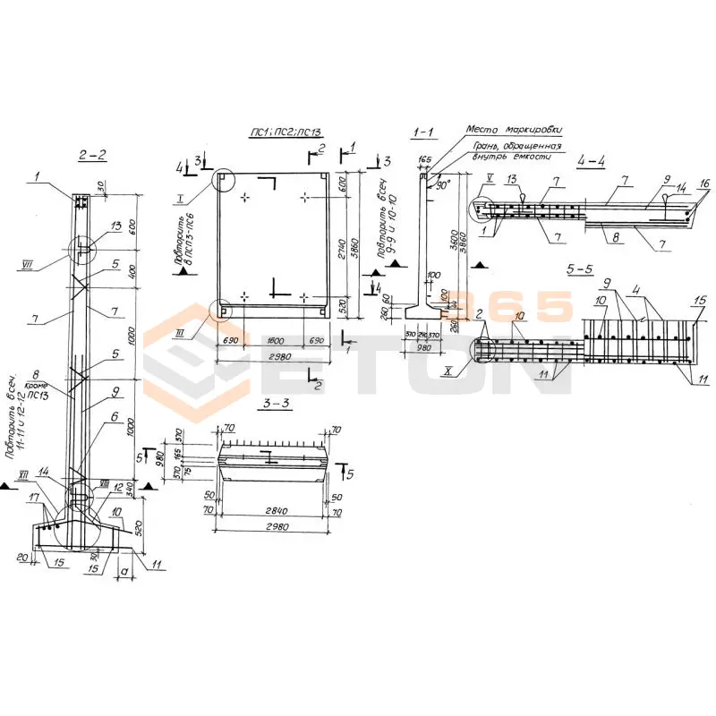 Панели стеновые Серия 3.900.1-10 ПСП 36 к11 к1