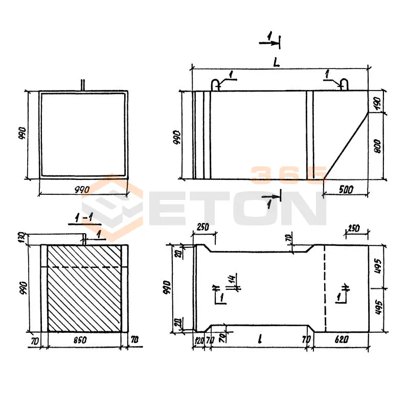 Блоки Серия 3.503.1-67 СБ 15 к