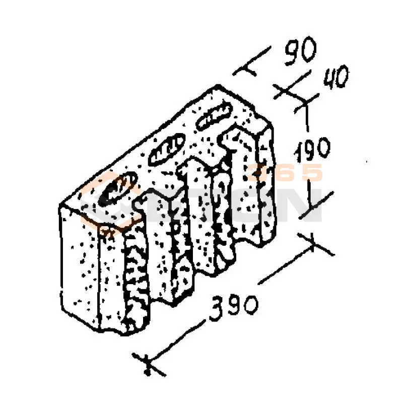 Камни для кладки стен ТУ 5741-004-18576628-99 СКЦ 5 д
