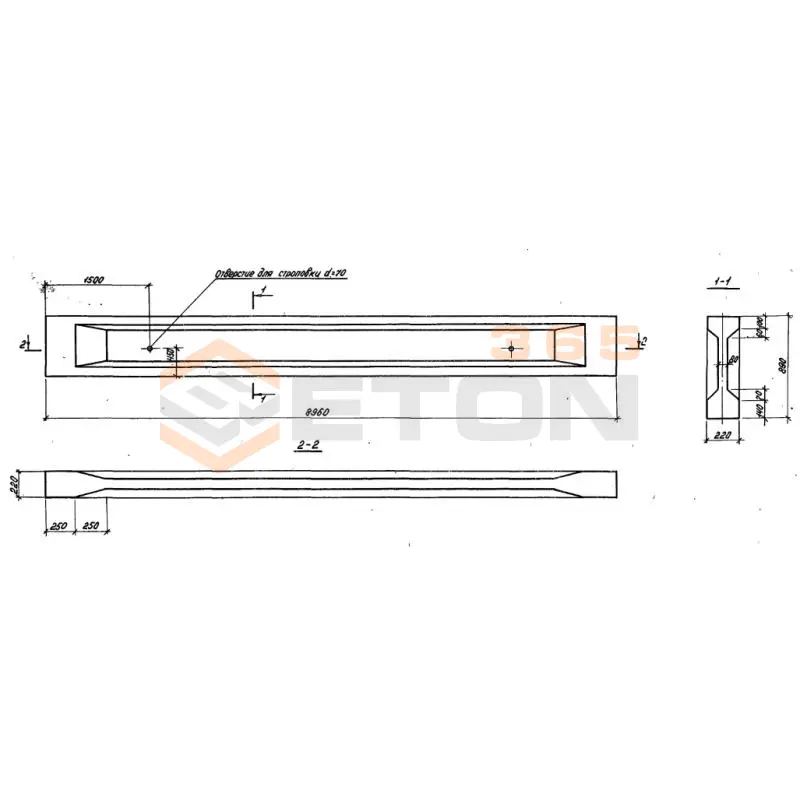 Балки Серия 1.462-10 Б 9-5 АV*