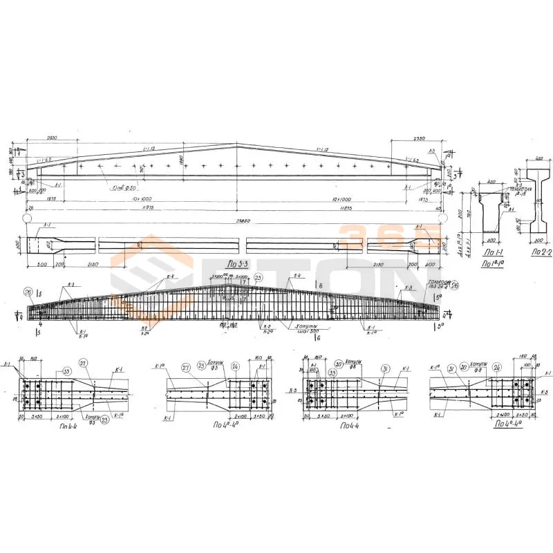 Балки Серия ПК 01-06 1Б 6-24-5