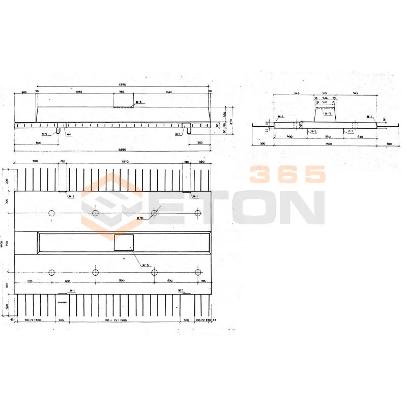 Блоки разделительной полосы Серия 3.503-12 РПК 2