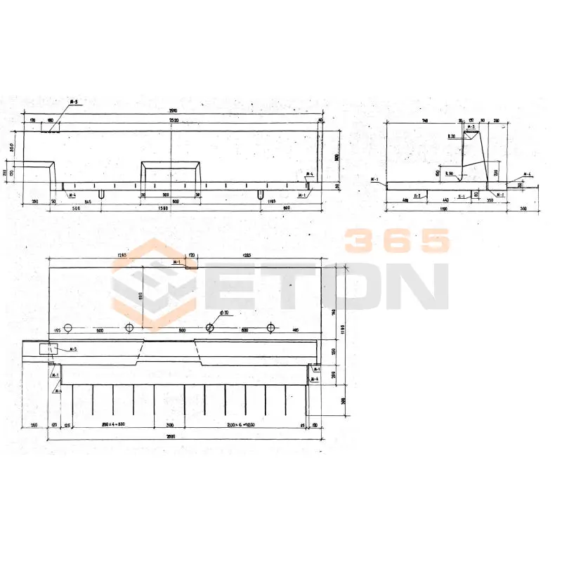Блоки ограждающие Серия 3.503-12 ОБК 1 н