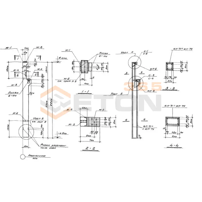 Колонны Серия 1.423-2с КН 73 (1.423-2с)
