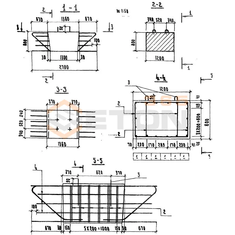 Блоки ригеля Серия 3.503.1-53 15Р 3 (3.503.1-53)