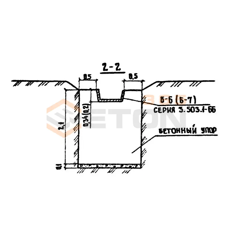 Блоки упора ТПР 503-09-7.84 Упор 1