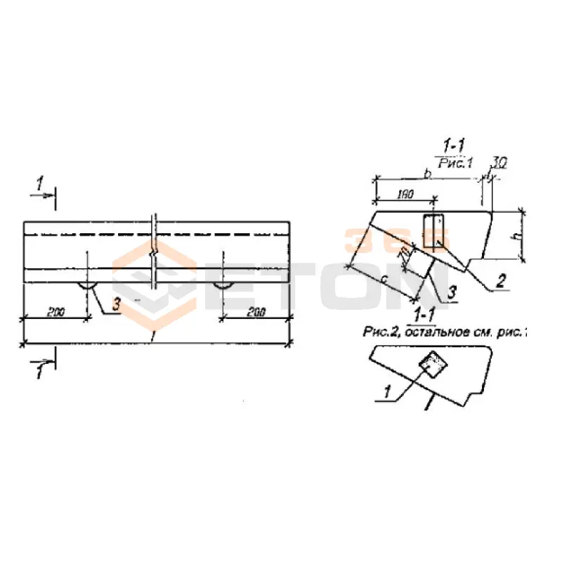 Лестничные ступени основные Серия Б1.055.1-1.01 ЛС 11-17 Б-1 (Б1.055.1-1.01)