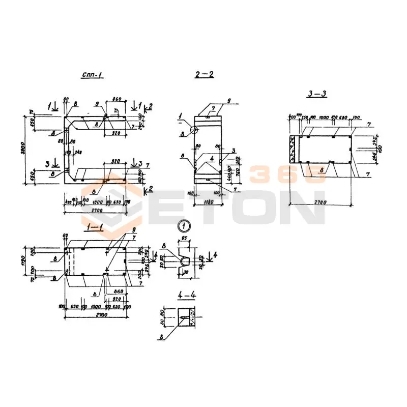 Панели павильона сборные Серия 3.503.1-70 СПП 1 (3.503.1-70)
