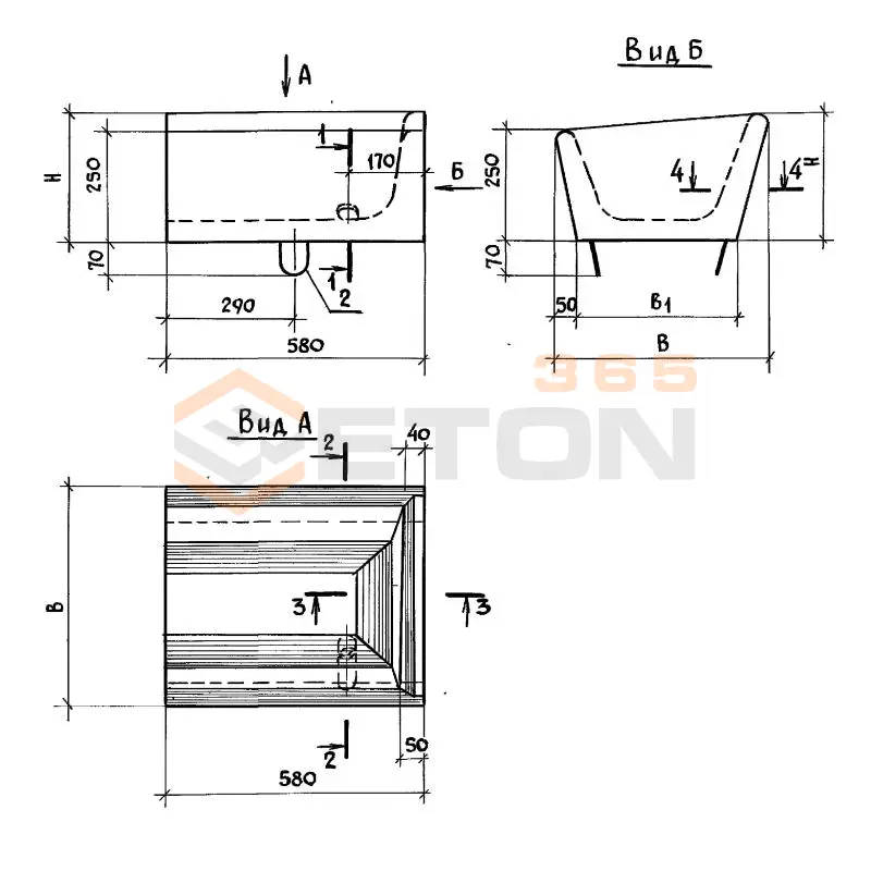 Кормушки Серия 3.818.9-2 2КТ 58-49-25