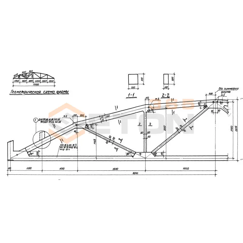 Фермы Серия ПК 01-27 ФСУ 6-18-4