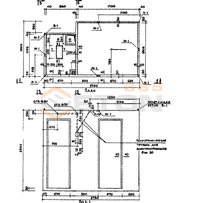 Кабины санитарно-технические типа "Колпак" Серия 1.188-5 СК 13 (1.188-5)
