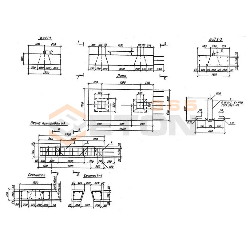 Блоки насадок Серия 3.503.1-79 4БН 25-1-3