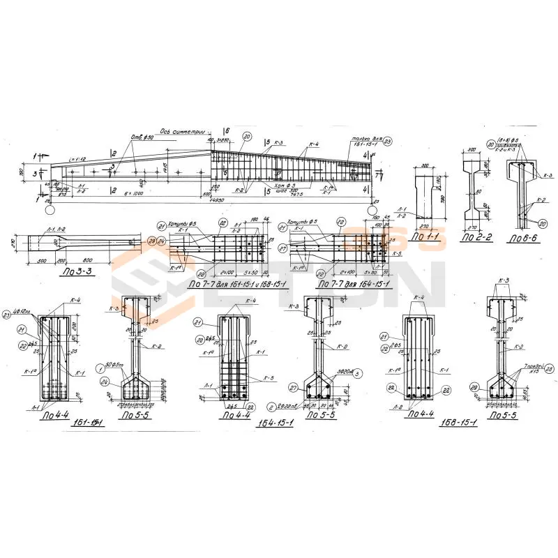 Балки Серия ПК 01-06 1Б 4-15-3