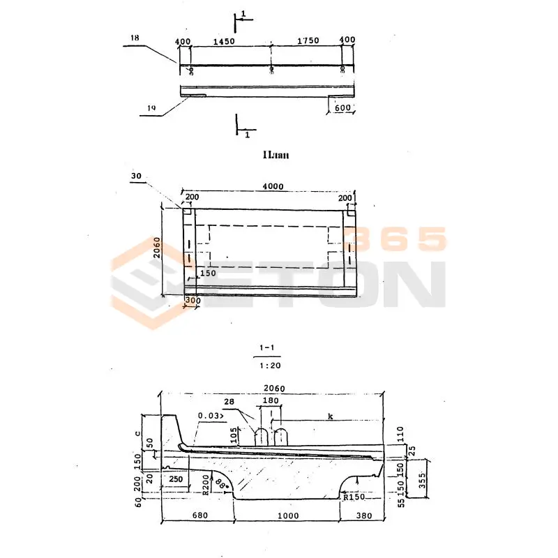 Балки Серия 3.501.1-175.93 БП 1-40-2 к2