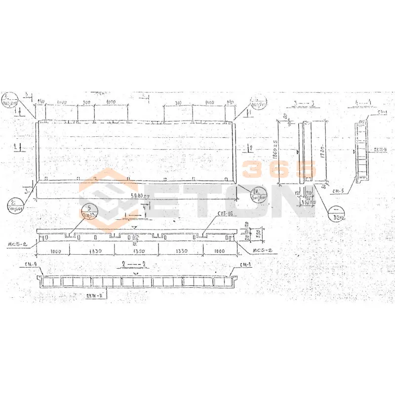 Панели наружных стен Серия 1.232 КЛ-2 НР 1-60-18-35 м (1.232 КЛ-2)