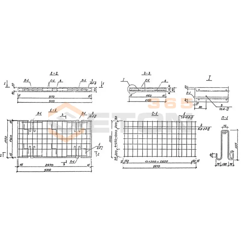 Плиты временных дорог Альбом ПС 192 ДСП 8