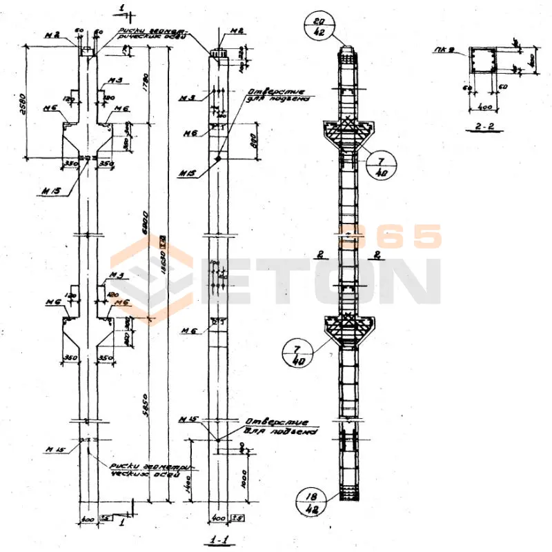 Колонны Серия ИИ 22-3 К 28-1 (ИИ 22-3)