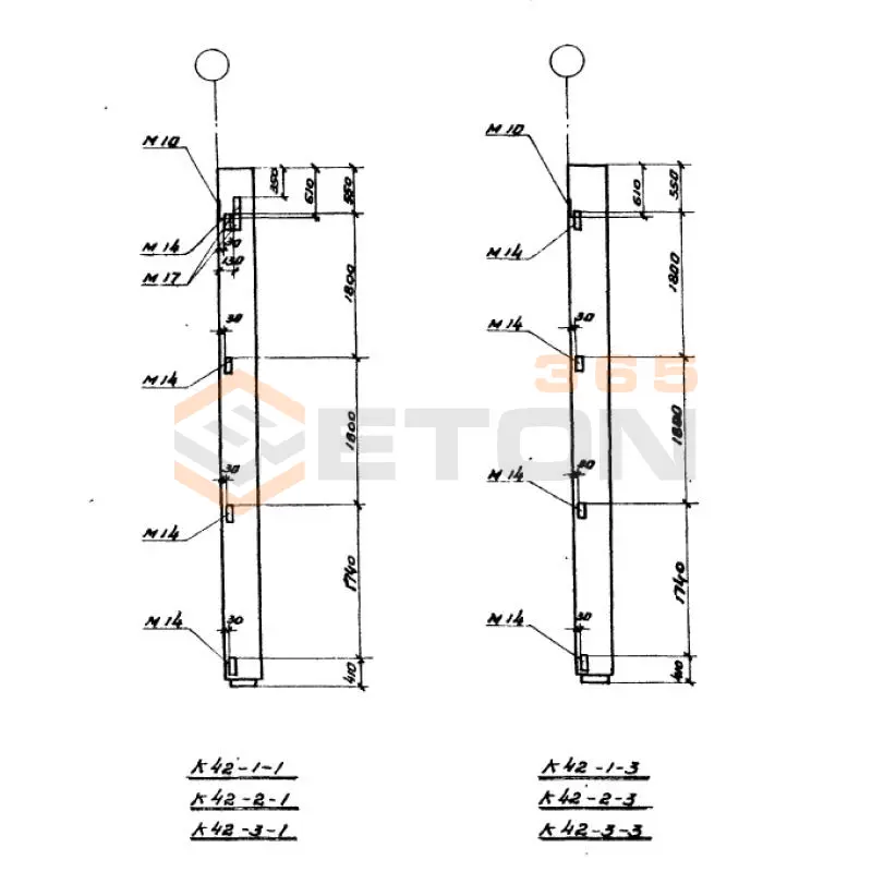 Колонны Серия ИИ 22-3 К 42-1-3 (ИИ 22-3)