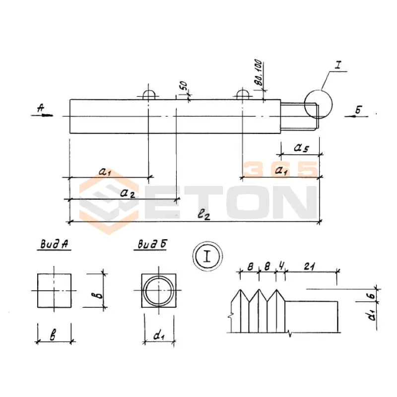 Сваи составные верхние Серия 1.011.1-7 С 11-40 вс