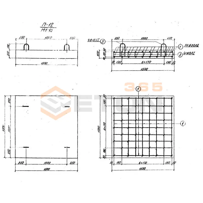 Блоки ТП 501-0-47 П 12
