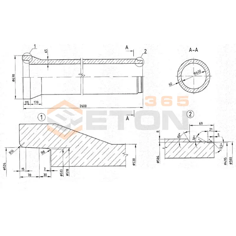Трубы безнапорные вибропрессованные Серия Б3.008.1-1 БТБ 40-25-2