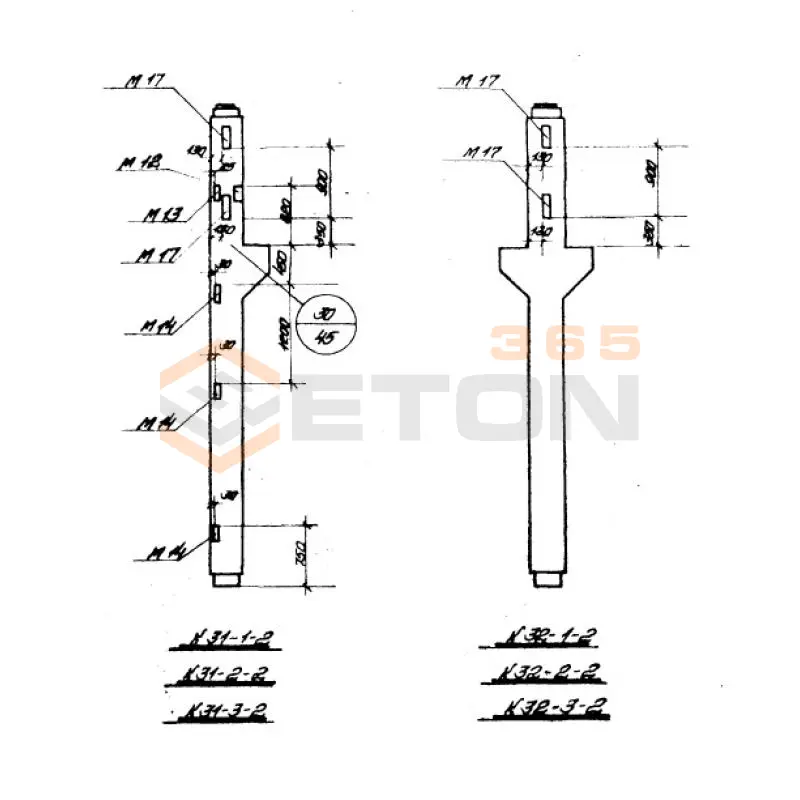 Колонны Серия ИИ 22-3 К 31-2-2 (ИИ 22-3)