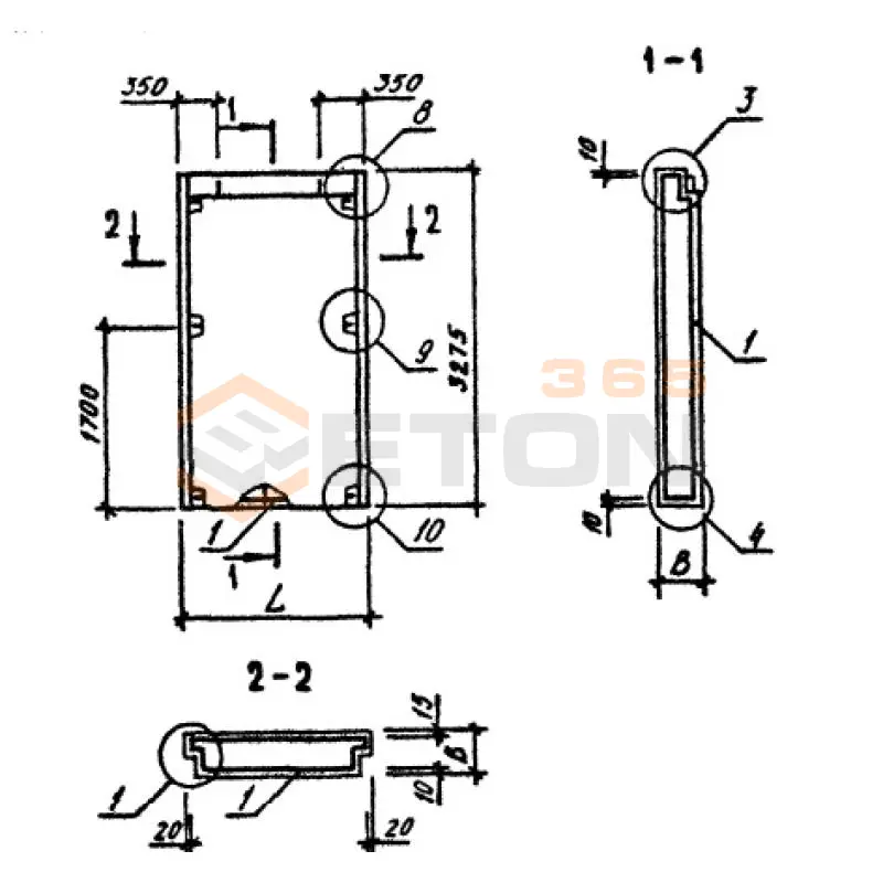 Панели наружных стен однослойные Серия 1.090.1-3пв ПС 12-33-4,0 п пв (1.090.1-3пв)