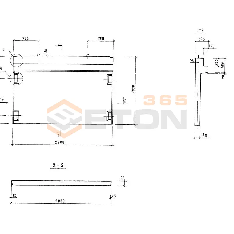 Диафрагмы жесткости 1.020-1/87 ( 1.020.1-7, 1.020-1/83, ИИ 04-1, 1.020.1-3пв ) Д 30-20
