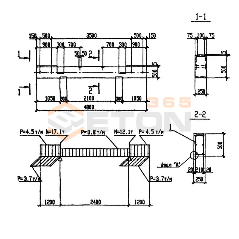 Траверсы Серия 3.016.1-11 Т 4-7
