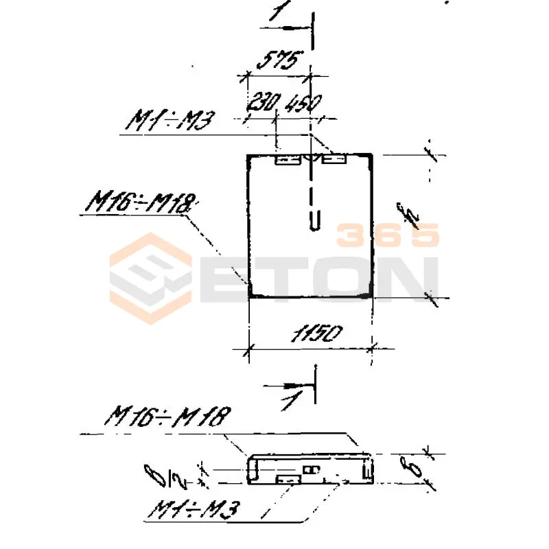 Панели стеновые Серия 1.432-14/80 ПС 115-18-30